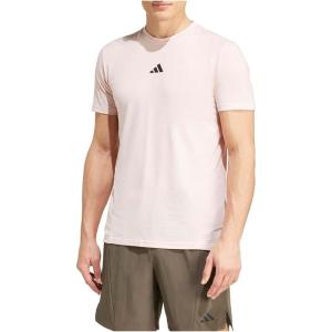 imageadidas Mens Designed for Training Workout TShirtSandy Pink Mel