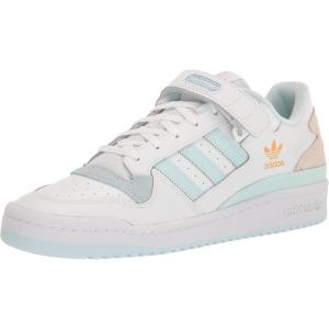 imageadidas Mens Forum Low SneakerWhiteAlmost BlueChalk White