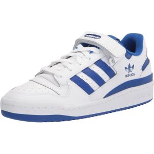 imageadidas Mens Forum Low SneakerWhiteWhiteTeam Royal Blue