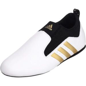imageadidas Mens Taekwondo Karate Martial Arts Shoes Adult Kids Women Contestant TrainersWhite Gold