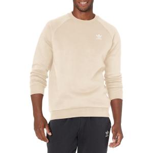 imageadidas Mens Trefoil Crew Neck Sweatshirt Casual  BlackWonder White