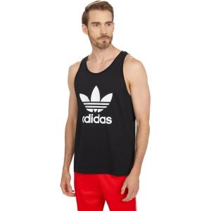 imageadidas Originals Mens Adicolor Trefoil Tank TopBlackWhite