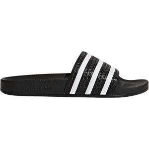 imageadidas Originals Mens Adilette Slide SandalBlackWhiteBlack