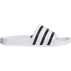 imageadidas Originals Mens Adilette Slide SandalWhiteBlackWhite