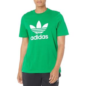 imageadidas Originals Mens Trefoil TeeGreenWhite