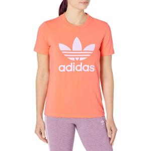 imageadidas Originals Mens Trefoil TeeSemi CoralWhite