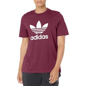 imageadidas Originals Mens Trefoil TeeVictory CrimsonWhite