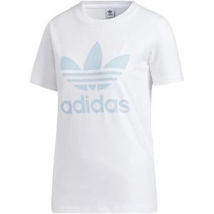 imageadidas Originals Mens Trefoil TeeWhiteClear Sky