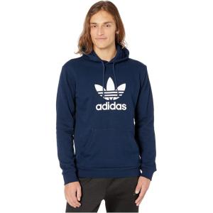 imageadidas Originals Mens Trefoil Warmup HoodieCollegiate NavyWhite