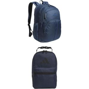 imageadidas Prime Backpack  Santiago Lunch Bag BlackGold  BlackGold One SizeMineral Blue  Mineral Blue