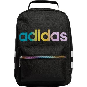imageadidas Santiago Lunch Bag Cooler for Women and Men Insulated Food Container Box with Mesh Pocket BlackWhite30 One SizeBlack Rainbow10