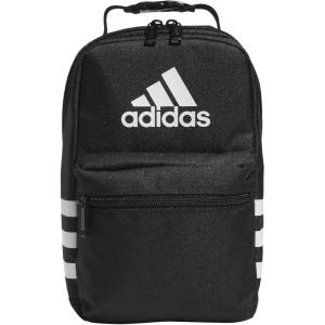 imageadidas Santiago Lunch Bag Cooler for Women and Men Insulated Food Container Box with Mesh Pocket BlackWhite30 One SizeBlackWhite