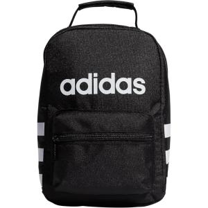 imageadidas Santiago Lunch Bag Cooler for Women and Men Insulated Food Container Box with Mesh Pocket BlackWhite30 One SizeBlackWhite10
