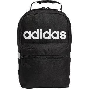 imageadidas Santiago Lunch Bag Cooler for Women and Men Insulated Food Container Box with Mesh Pocket BlackWhite30 One SizeBlackWhite20