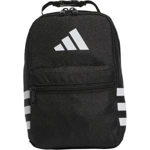 imageadidas Santiago Lunch Bag Cooler for Women and Men Insulated Food Container Box with Mesh Pocket BlackWhite30 One SizeBlackWhite30