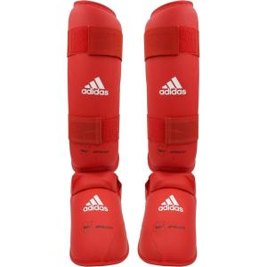 imageadidas Shin and Removable Instep Pads WKFShin Pads for Karate and Instep Removable Unisex