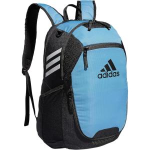 imageadidas Stadium Team Sports Backpack 36L  750 ml 28 oz Refillable Plastic Sport Water Bottle Navy Blue 2  BlueSilver Metallic One SizeLight Blue30