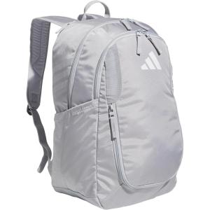 imageadidas Stadium Team Sports Backpack 36L  750 ml 28 oz Refillable Plastic Sport Water Bottle Navy Blue 2  BlueSilver Metallic One SizeLight Grey40