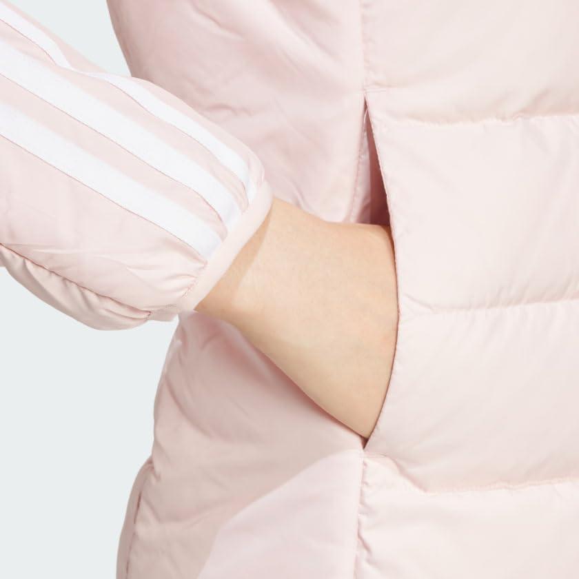 imageadidas Essentials 3Stripes Light Down JacketSandy Pink