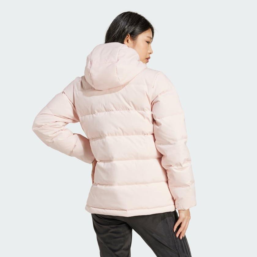 imageadidas Womens Helionic Hooded JacketSandy Pink