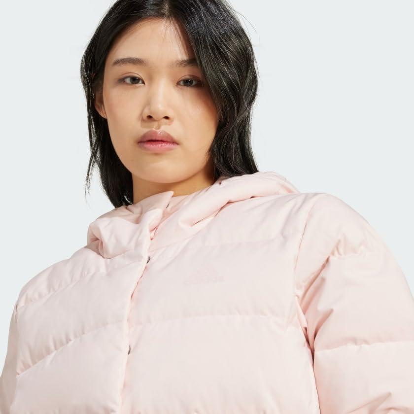 imageadidas Womens Helionic Hooded JacketSandy Pink