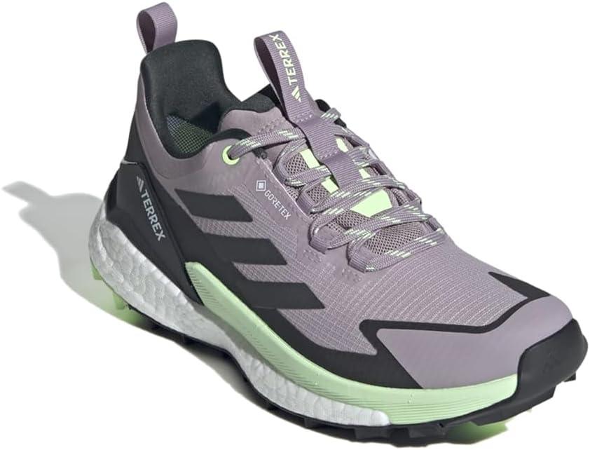 imageadidas Womens Terrex Free Hiker 2 Low GTX Hiking Hiking Sneakers Shoes  YellowPreloved FigCarbonGreen Spark