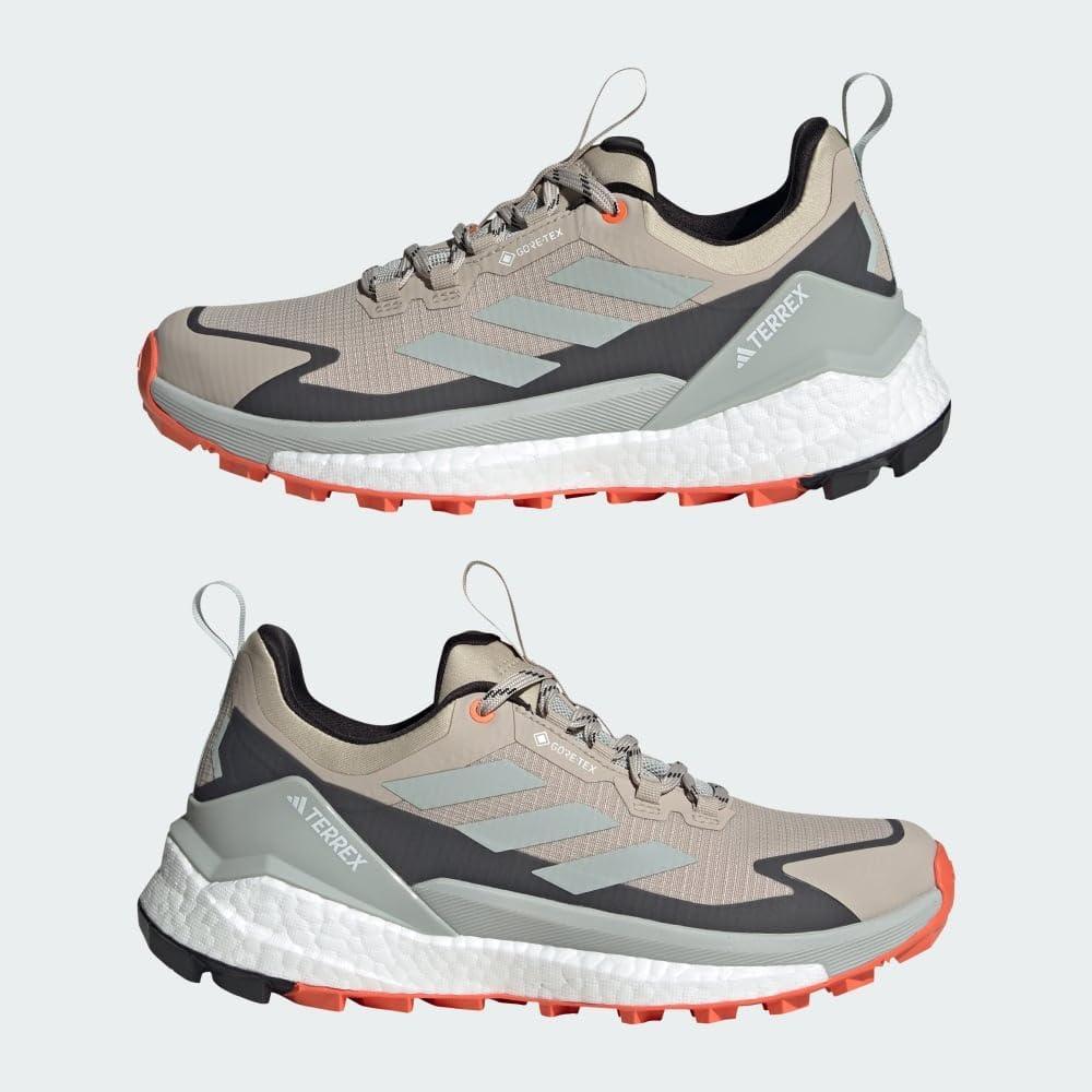 imageadidas Womens Terrex Free Hiker 2 Low GTX Hiking Hiking Sneakers Shoes  YellowWonder BeigeCore BlackSemi Impact Orange