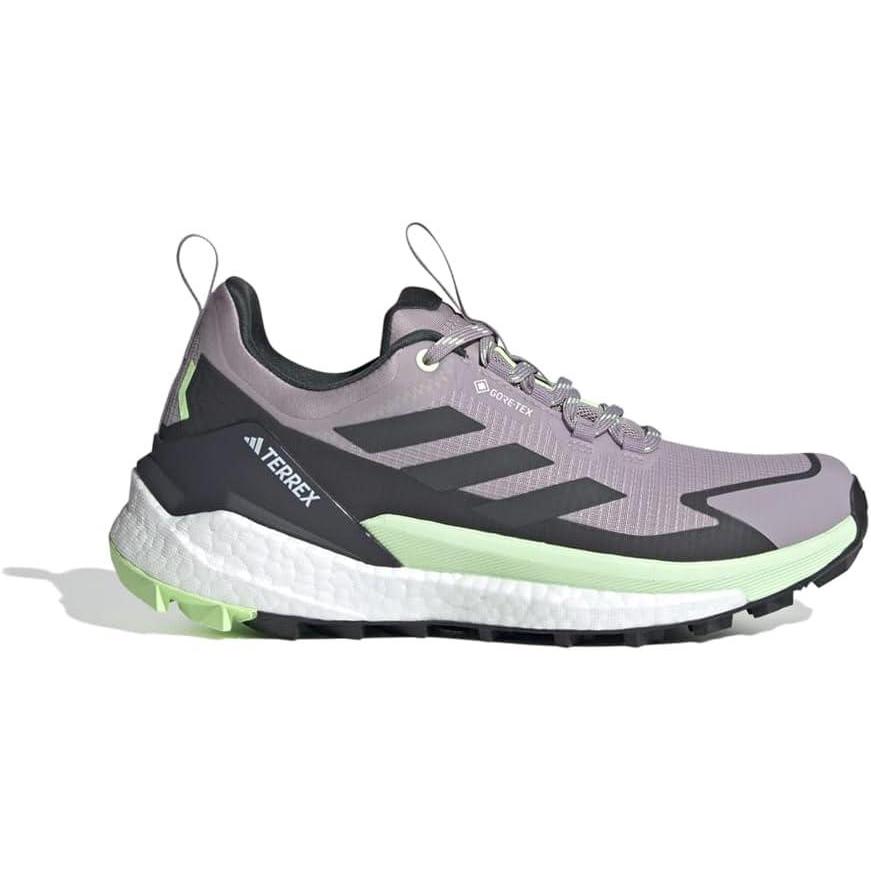 imageadidas Womens Terrex Free Hiker 2 Low GTX Hiking Hiking Sneakers Shoes  YellowPreloved FigCarbonGreen Spark