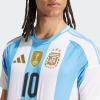 imageadidas Argentina 24 Messi Home JerseyWhite  Blue Burst