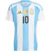 imageadidas Argentina 24 Messi Home JerseyWhite  Blue Burst