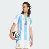 imageadidas Argentina 24 Messi Home JerseyWhite  Blue Burst