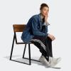 imageadidas Essentials 3Stripes Fleece Wide PantsBlack  White