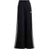 imageadidas Essentials 3Stripes Fleece Wide PantsBlack  White