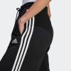 imageadidas Essentials 3Stripes Fleece Wide PantsBlack  White