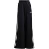 imageadidas Essentials 3Stripes Fleece Wide PantsBlack  White
