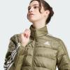 imageadidas Essentials 3Stripes Light Down JacketOlive Strata