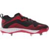 imageadidas Mens Icon Bounce Baseball CleatsBlackPower RedWhite