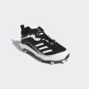 imageadidas Mens Icon Bounce Baseball CleatsBlackWhiteWhite