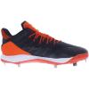 imageadidas Mens Icon Bounce Baseball CleatsCore BlackFootwear WhiteCollegiate Orange