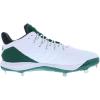 imageadidas Mens Icon Bounce Baseball CleatsFootwear WhiteDark GreenCarbon