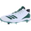 imageadidas Mens Icon Bounce Baseball CleatsFootwear WhiteDark GreenCarbon