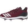imageadidas Mens Icon Bounce Baseball CleatsMaroonWhiteCarbon