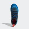 imageadidas Mens Terrex Free Hiker GoreTEX 20 Hiking ShoesCore BlackGrey ThreeBlue Rush