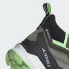 imageadidas Mens Terrex Free Hiker GoreTEX 20 Hiking ShoesOlive StrataSilver GreenAurora Bla
