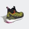 imageadidas Mens Terrex Free Hiker GoreTEX 20 Hiking ShoesPulse OliveFocus OliveImpact Orang