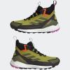 imageadidas Mens Terrex Free Hiker GoreTEX 20 Hiking ShoesPulse OliveFocus OliveImpact Orang