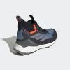imageadidas Mens Terrex Free Hiker GoreTEX 20 Hiking ShoesWonder SteelGrey ThreeImpact Orang