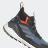 imageadidas Mens Terrex Free Hiker GoreTEX 20 Hiking ShoesWonder SteelGrey ThreeImpact Orang