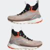 imageadidas Mens Terrex Free Hiker GoreTEX 20 Hiking ShoesWonder TaupeTaupe MetEarth Strata