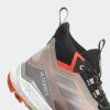 imageadidas Mens Terrex Free Hiker GoreTEX 20 Hiking ShoesWonder TaupeTaupe MetEarth Strata